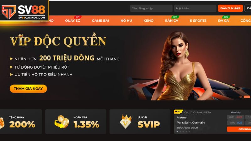 Nhiều chương trình khuyến mãi tại SV88 đang chờ bạn săn đón